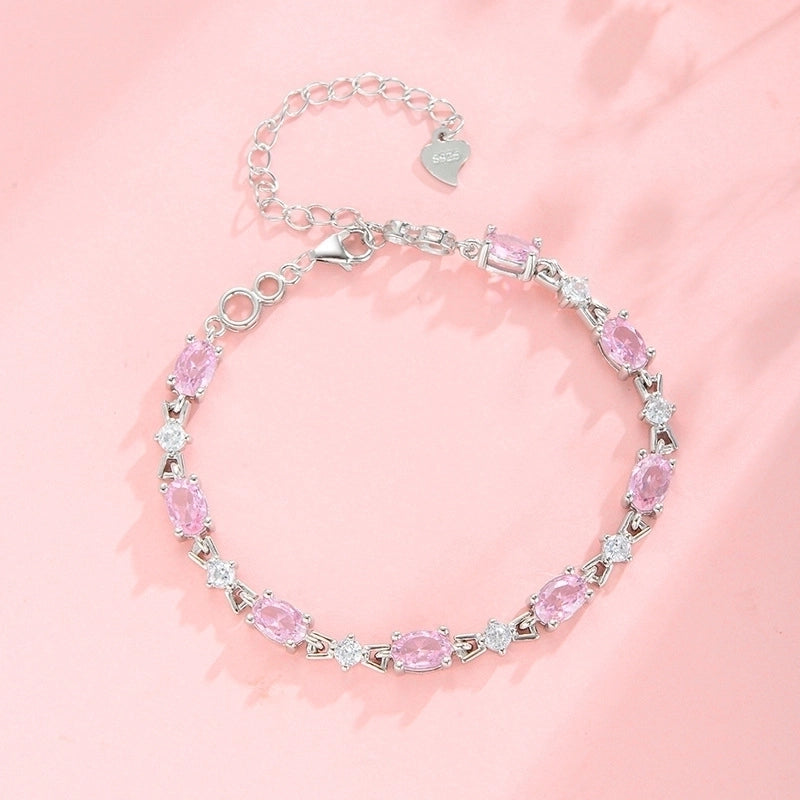 925 Sterling Silver Bracelets Elegant Sweet