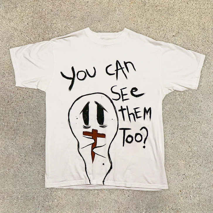 Ghost casual street short sleeve T-shirt