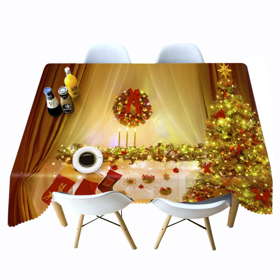 

Christmas - 3D Tablecloth, 140*140cm, 501 Original