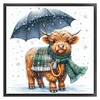 Christmas Yak-11CT Stamped Cross Stitch 50*50cm/19.69*19.69in