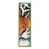 2pcs Animal 2-Strand 14CT Counted Cross Stitch Bookmarks (Tiger-XJL028)