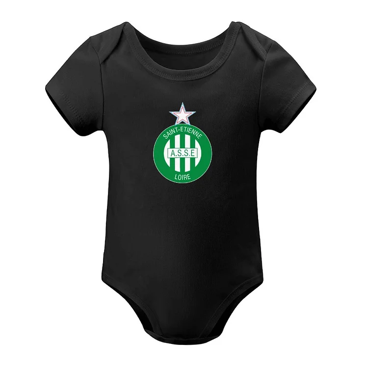 AS Saint-Étienne Bébé Bodysuit Grenouillère Pyjama Manches Courtes