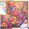 (40*50cm)DIY Round Partial AB Drill Diamond Painting - Bird and Flower