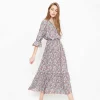 Vero Moda Brand NEW summer sweet prairie chic flowers V-neck three-quarter sleeve mid-waist dress women |31827C505