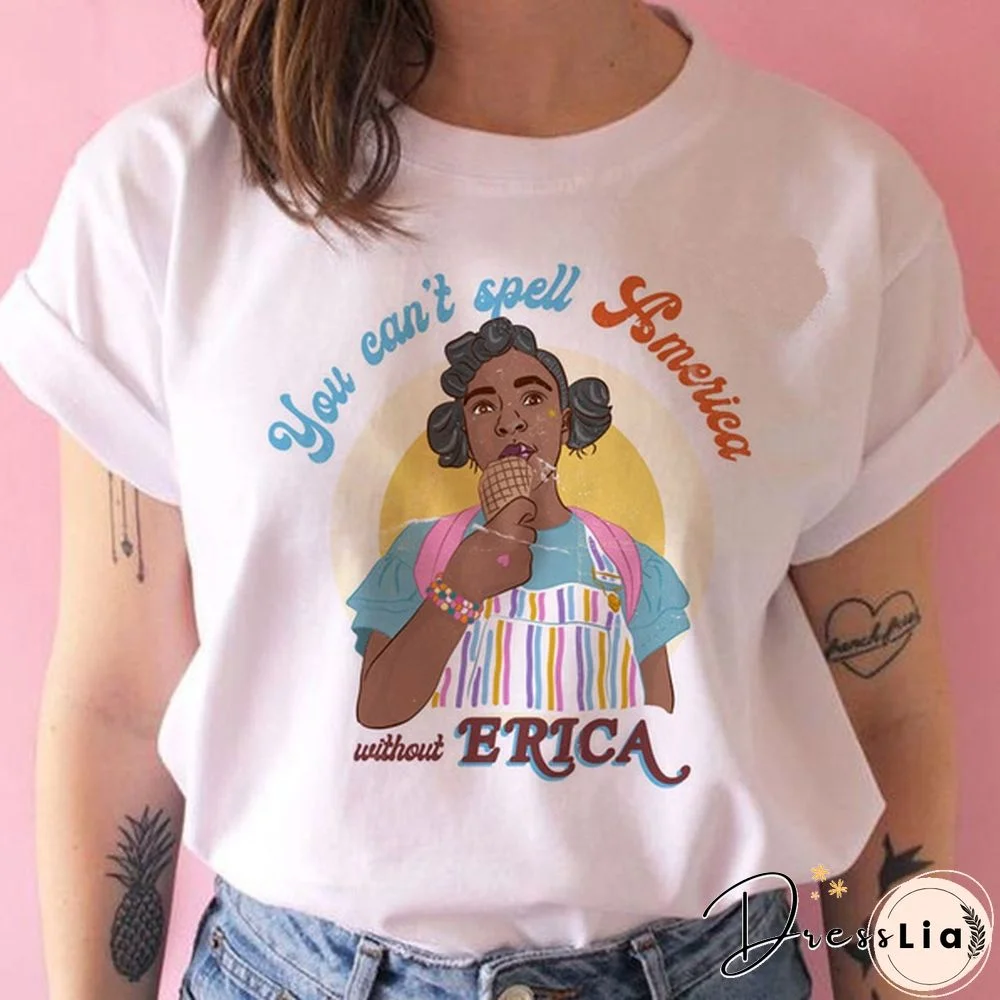 Stranger Things Season 3 T Shirt Women Upside Down Tshirt Eleven Female Graphic Grunge T-Shirt Femme Tee Shirts Funny Clothing