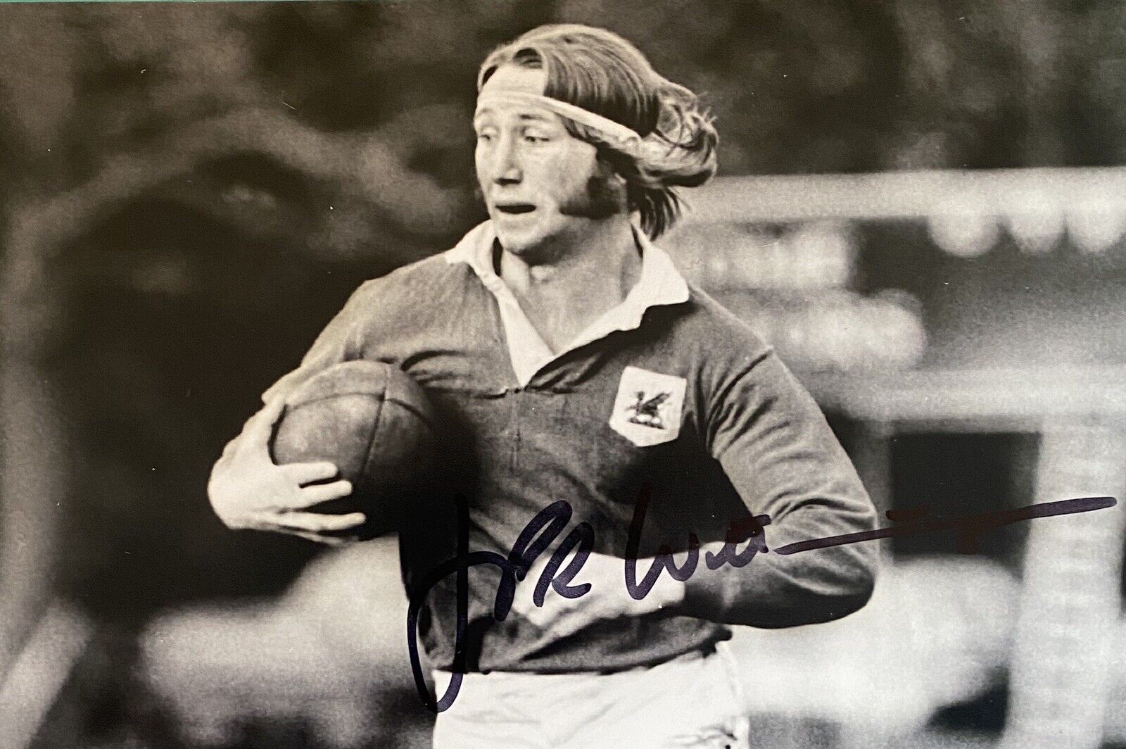 JPR Williams Genuine Hand Signed Wales 6X4 Photo Poster painting 4