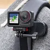 Magnetic Quick Release Mount for DJI Osmo 360/Action 5 Pro/Action 4/3 Aluminum Alloy Extension Base Bracket with 1/4in Threaded Hole for Tripods Selfie Sticks Vlogging