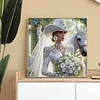 Diamond Painting-DIY Crystal Rhinestone Wedding Dress Girl