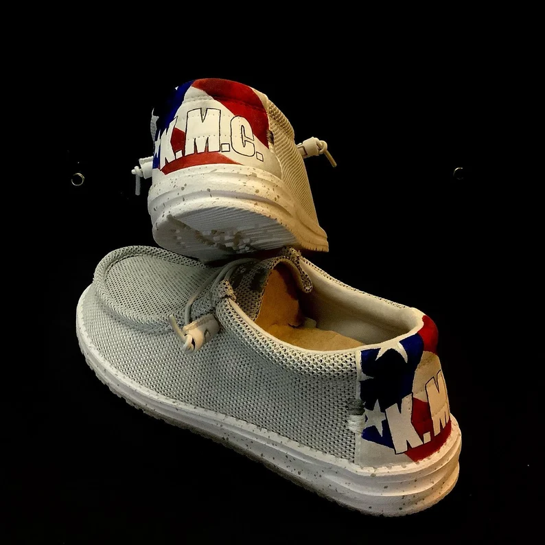 Hey Dude Men's Shoes Customized Flag style