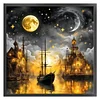 Quiet Night-18CT Stamped Cross Stitch 50*50cm/19.69*19.69in tapestrymarket