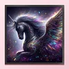 Colorful Unicorn - 11CT Stamped Cross Stitch - 40*40cm - Animal