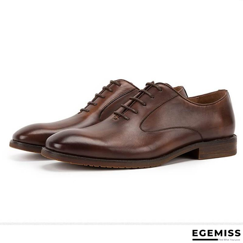 Men's Business Casual Oxford Leather Shoes | EGEMISS