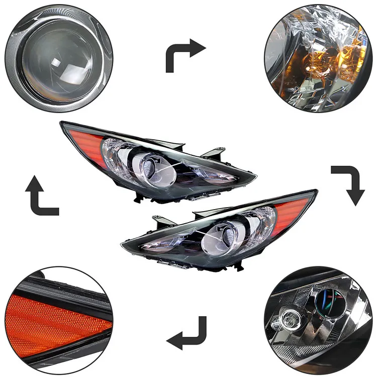 thumbnail image 2 of Topcn-autoparts Tan Sun Visor Set For 2011-2014 Hyundai Elantra 1.8L 2.0L – Driver & Passenger Side Direct Replacement 2 of 6