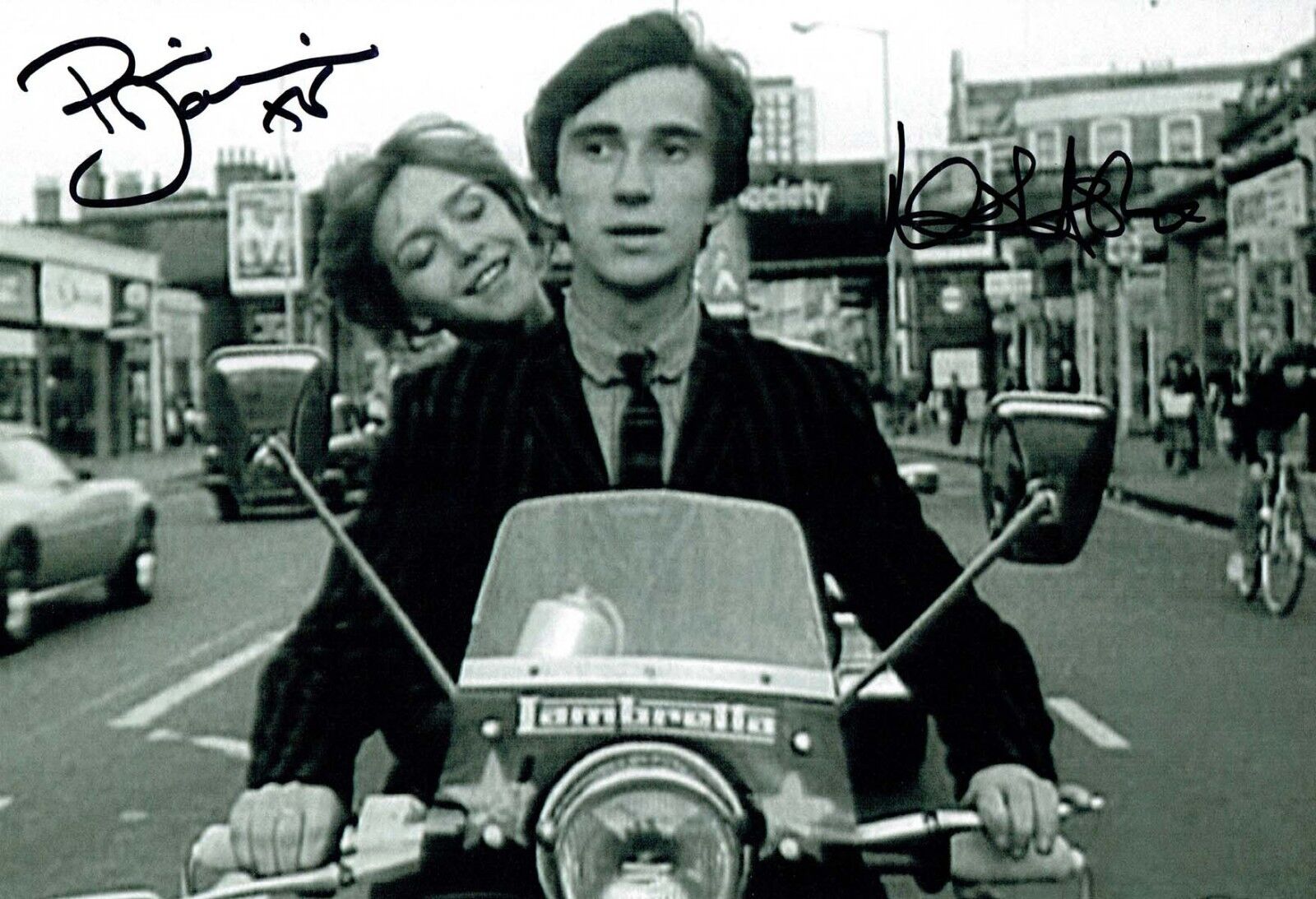 Phil DANIELS & Leslie ASH SIGNED Autograph QUADROPHENIA 12 x 8 Photo Poster painting 2 AFTAL COA