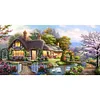 Garden Cottage - Full Round Diamond Painting(100x50cm)