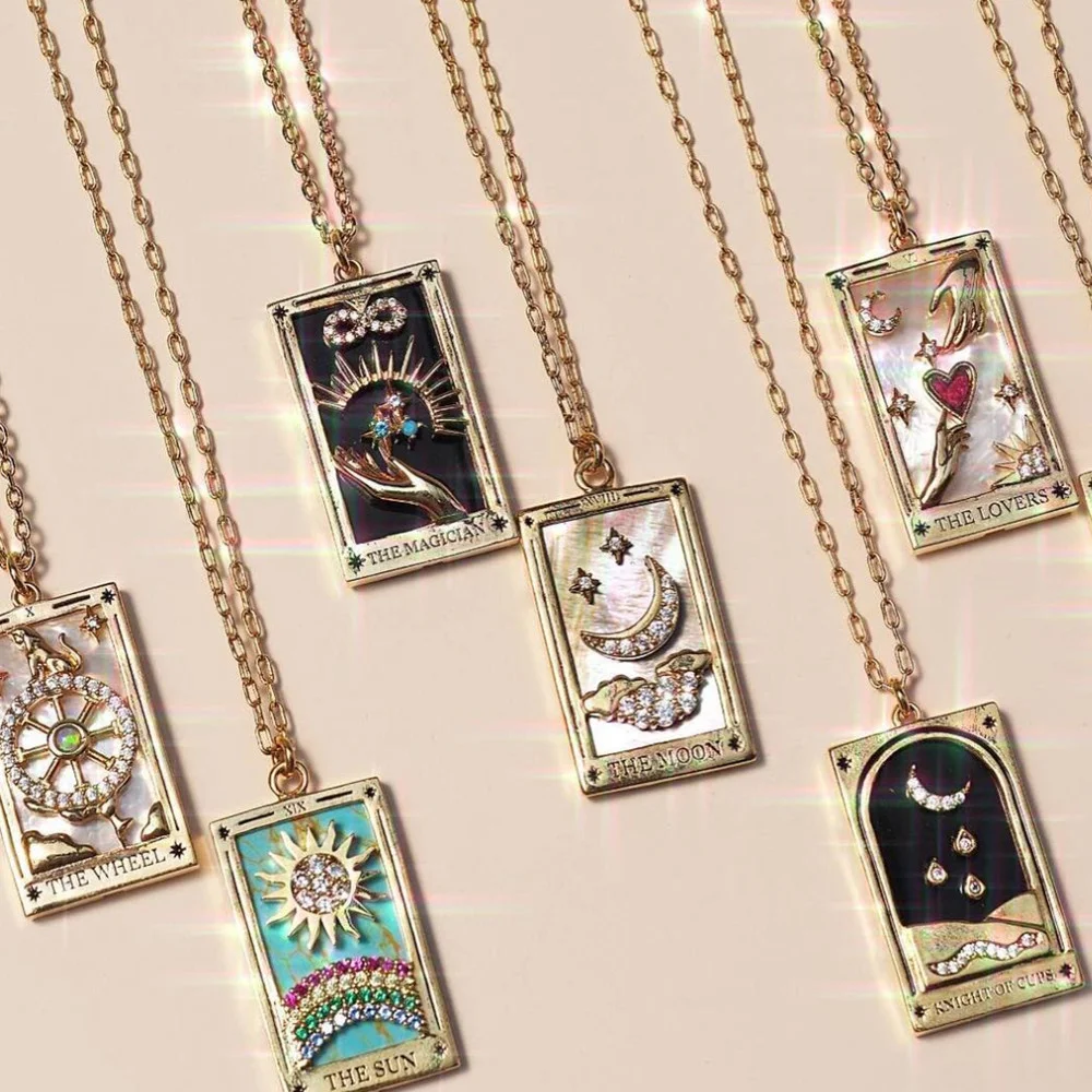Tarot Card Necklace