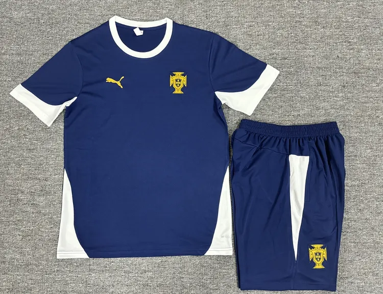 25-26 season children's version of the Portugal royal blue jersey
