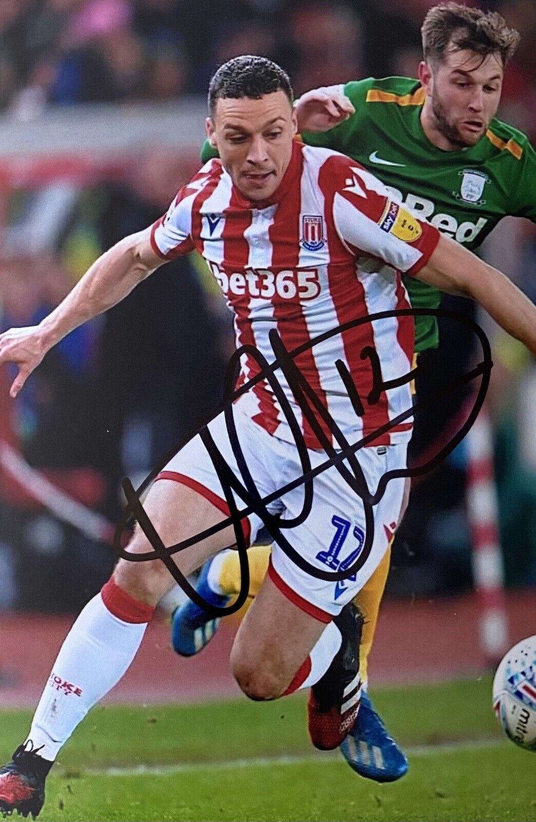 James Chester Genuine Hand Signed Stoke City 6X4 Photo Poster painting