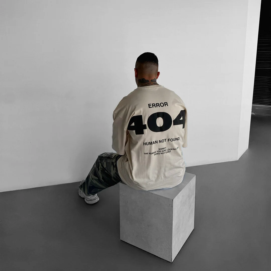 Unisex Casual 404 T-shirt