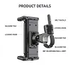 Universal Bicycle Handlebar Tablet Cell Phone Mount for Indoor Gym Treadmill