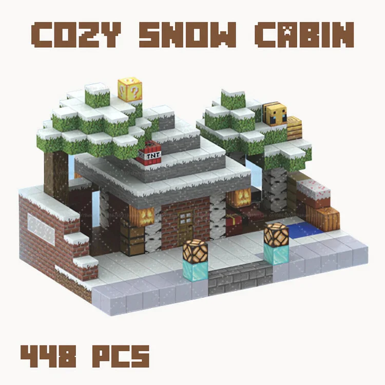 The Cozy Snow Cabin | 448 Blocks slivor