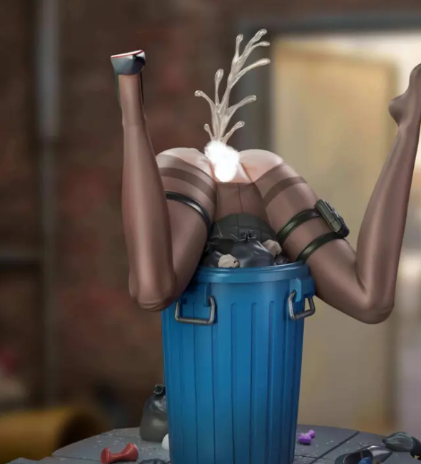 Murloc Studio - Tsukatsuki Rio Trash Can Blue Archive-