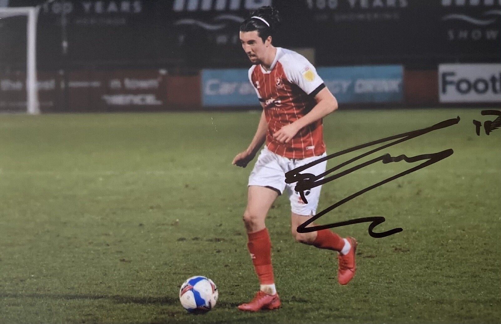 Finn Azaz Genuine Hand Signed Cheltenham Town 6X4 Photo Poster painting 3