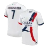 KVARATSKHELIA #7 PSG Away Soccer Jersey 2024/25