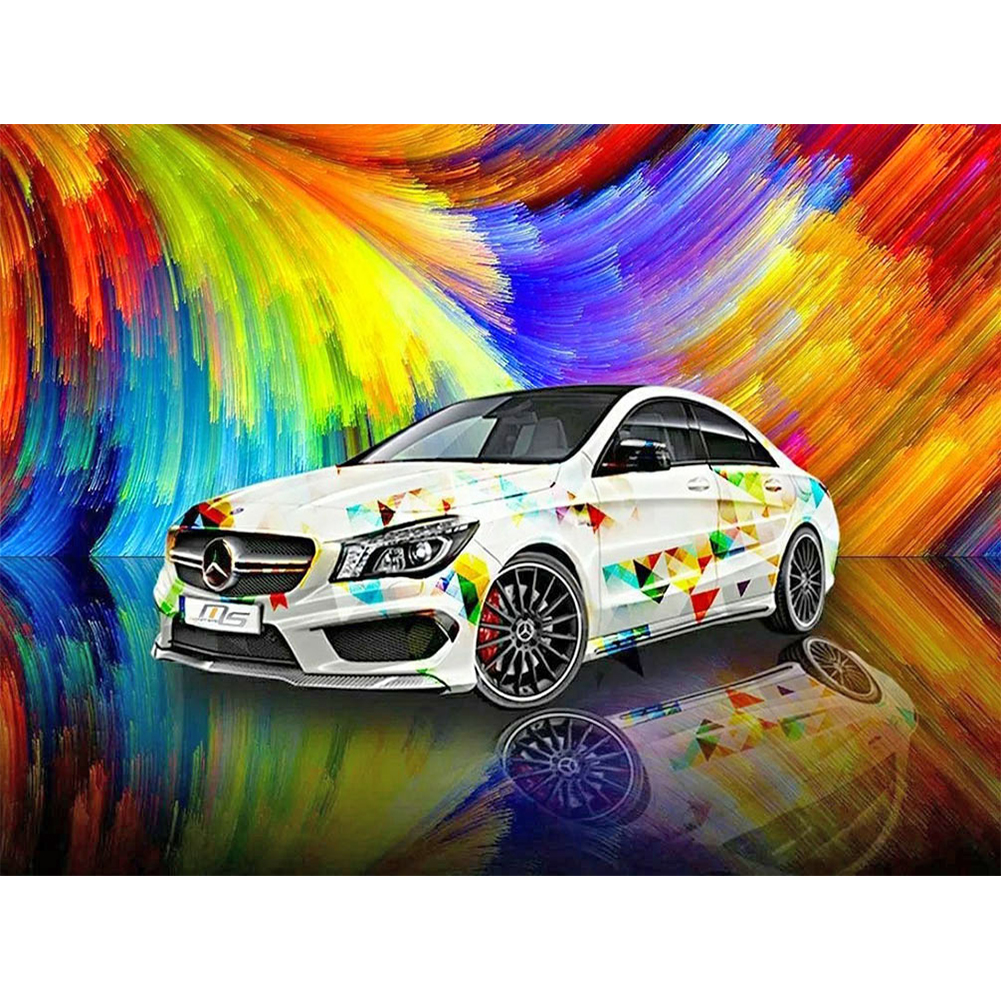 

50*40CM - Square Drill Diamond Painting - Racing Car, 501 Original