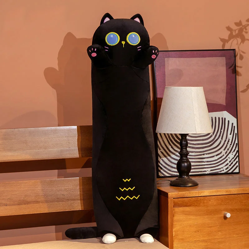 Long Cat Plush Pillow Giant Stuffed Animals Squishy Toys For Sale