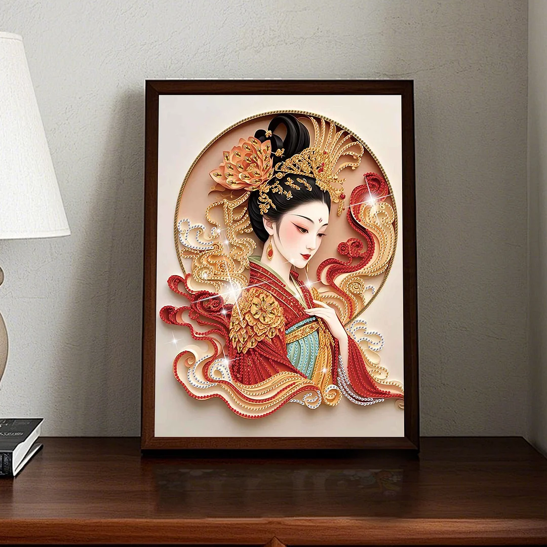 Diamond Painting - Partial Special Shaped Drill - Royal Consort(Canvas|30x40cm)