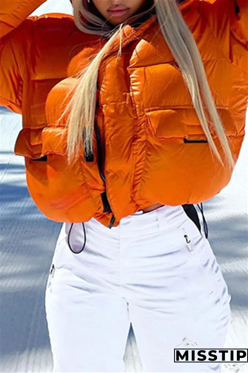 Black Fashion Casual Solid Patchwork Zipper Collar Outerwear