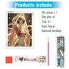 Danseuse exotique, kits de peinture en diamant partiel &agrave; perceuse en forme sp&eacute;ciale 5D pour adultes, d&eacute;butants, d&eacute;coration int&eacute;rieure, peintures de diamants, art de pierres pr&eacute;cieuses 11,81x15,75 pouces