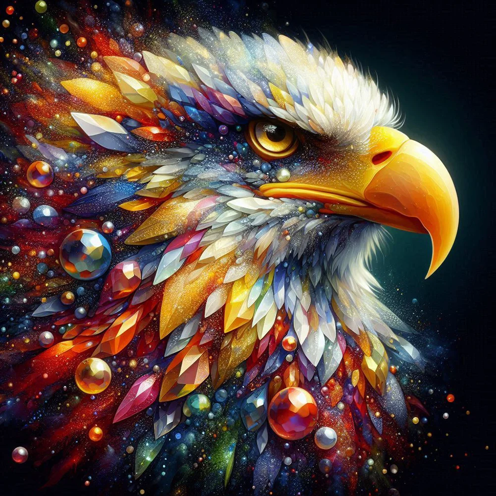 Full Round Diamond Painting - Eagle(Canvas|30*30cm)