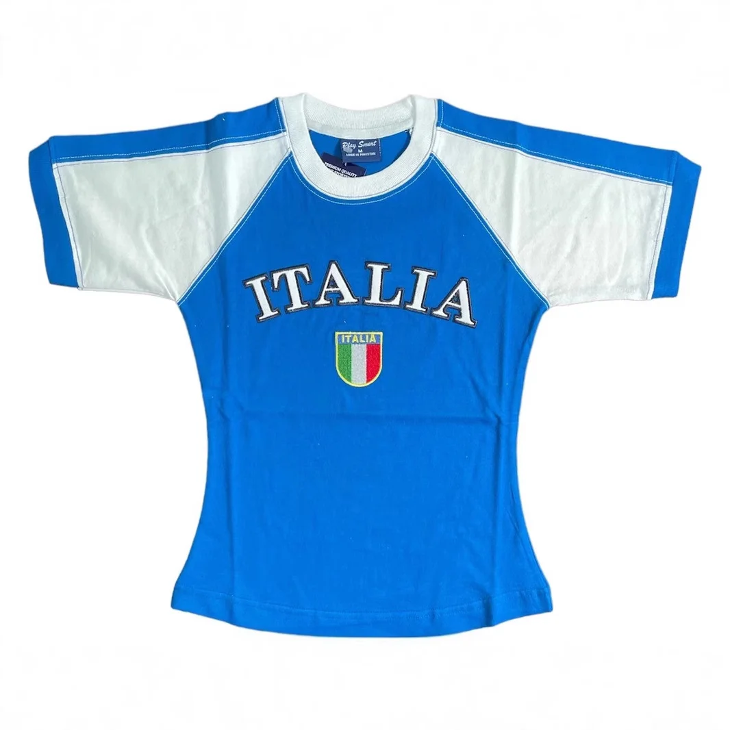 Athvotar Athvotar Summer New Sexy Y2K Top Women's Retro T-Shirt T-Shirt Casual T-Shirt