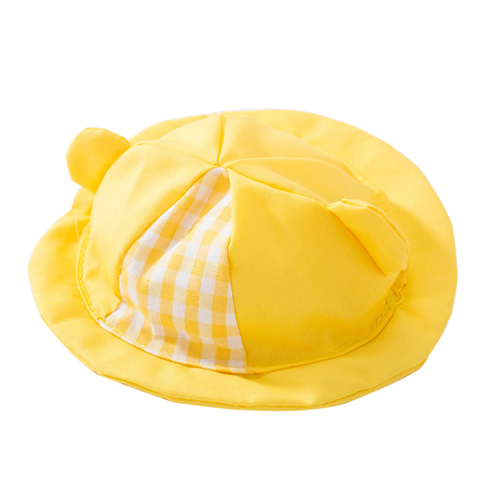 

Small Pet Puppy Hats Cute Spring Summer Casual Sun Protection Teddy Dog Hat, Yellow, 501 Original
