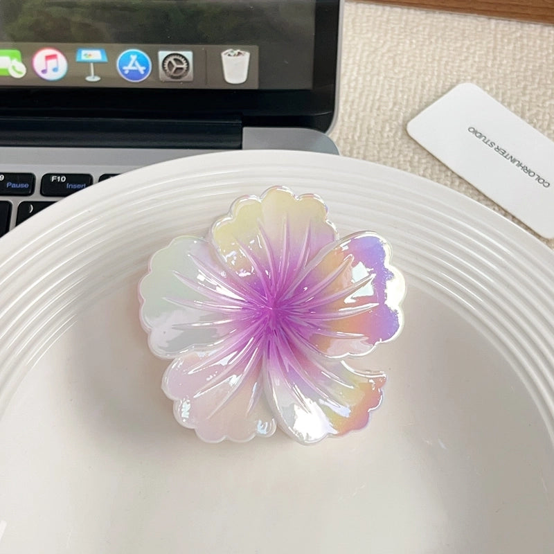 Vacation Sweet Korean Style Women’s Flower Acetic Acid Sheets Hair Claws