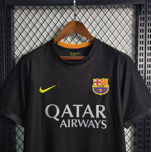 Retro 13-14 Barcelona Third away Football shirt  1:1 Thai Qualtiy