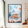 Carriage-11CT Stamped Cross Stitch 40*60cm  tapestrymarket