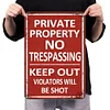 Warning - Vintage Metal Signs(12*16Inch) - Warning