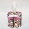(US Local)Kitten DIY Diamond Painting Handmade Tissue Holder Rhinestones Decor Tissue Box