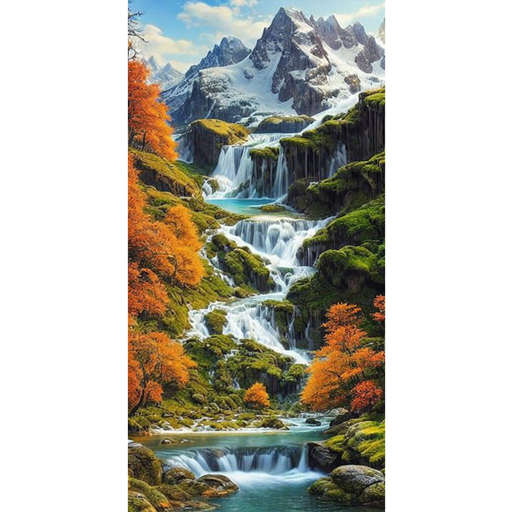 Alpine Water-Paint by Numbers-16"x32"/40x80cm