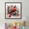 Cardinal - 11CT Counted Cross Stitch - 40*40cm - Bird