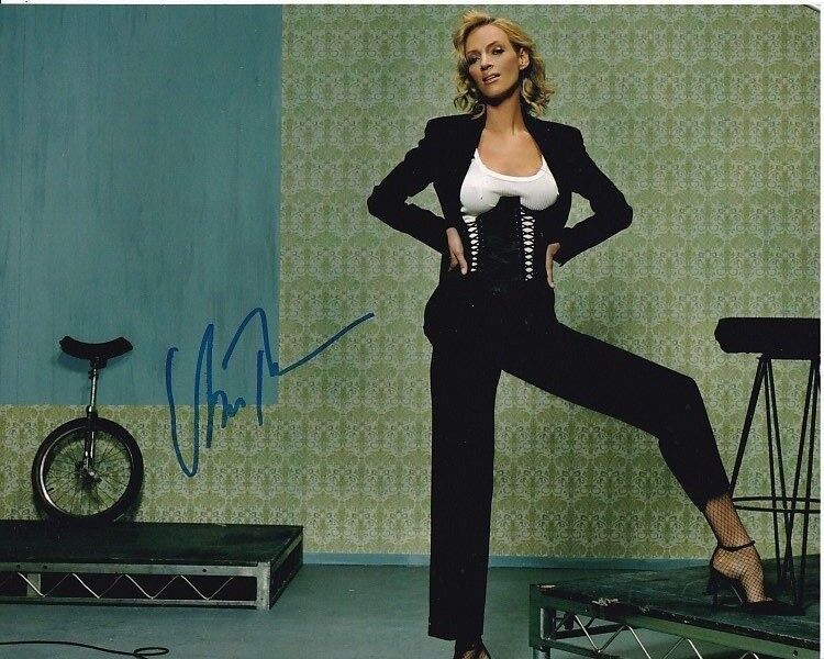 UMA THURMAN Signed Autographed Photo Poster painting