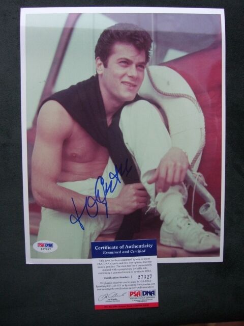 Tony Curtis Rare! signed autographed young shirtless 8x10 Photo Poster painting PSA/DNA