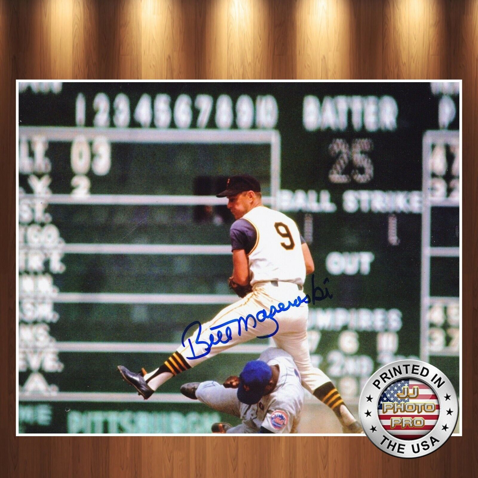 Bill Mazeroski Autographed Signed 8x10 Photo Poster painting (HOF Pirates) REPRINT