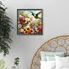Diamond Painting-DIY Full Round Drill Bird Dog(40*40CM)