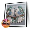 White Dove-Special Shaped Diamond Painting