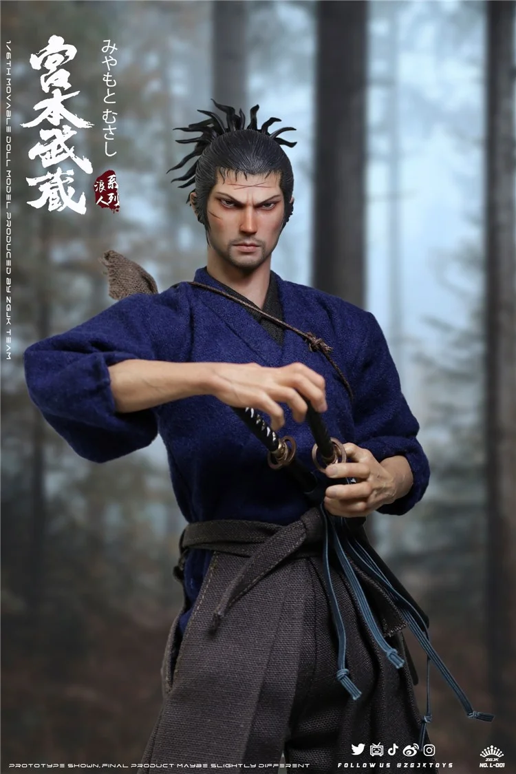 【IN STOCK】ZGJKTOYS L-001 Musashi Miyamoto 1/6 Scale Action figure
