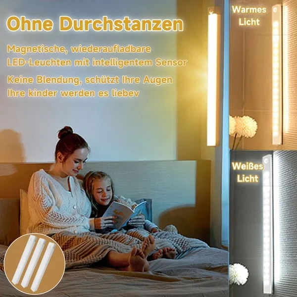 🔥Bohrfreie intelligente Sensor magnetische aufladbare LED-Leuchte💡